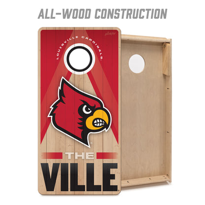 NCAA Louisville Cardinals 2' x 4' Slogan Series Cornhole