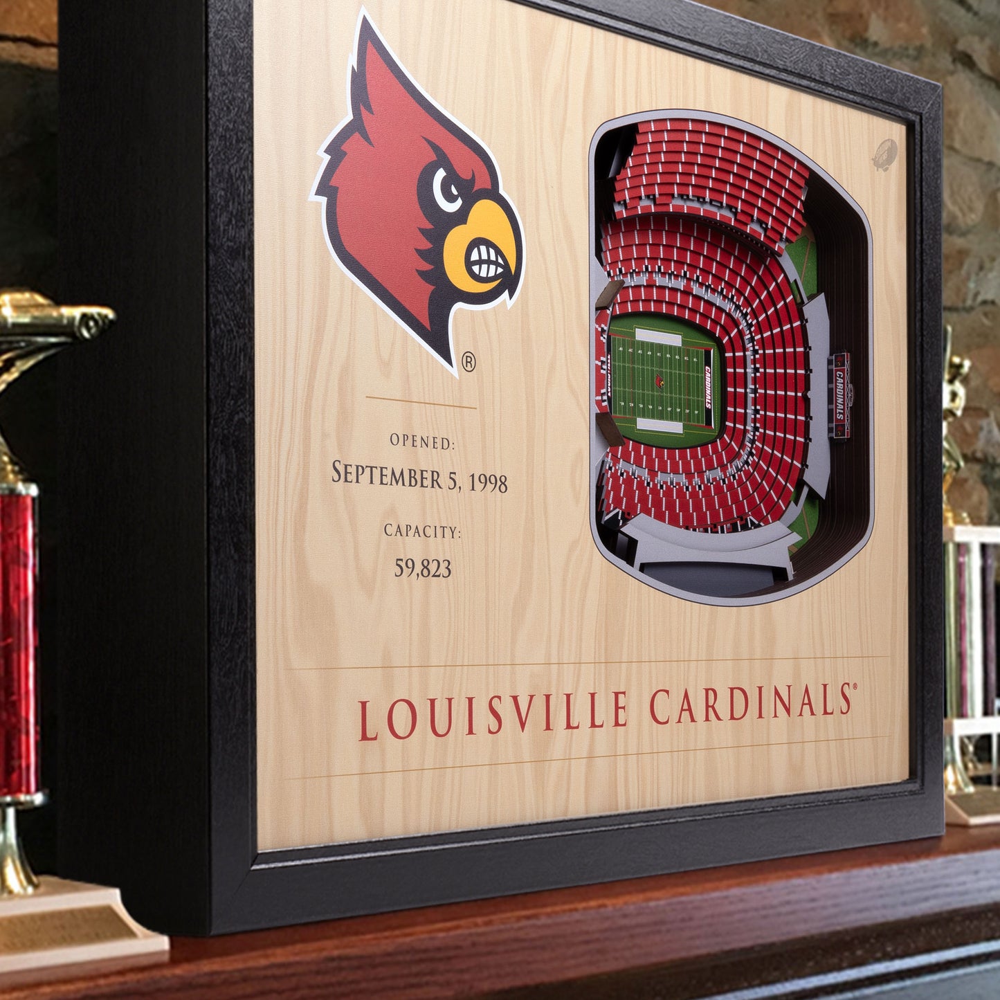 NCAA Louisville Cardinals 25-Layer StadiumView Wallart