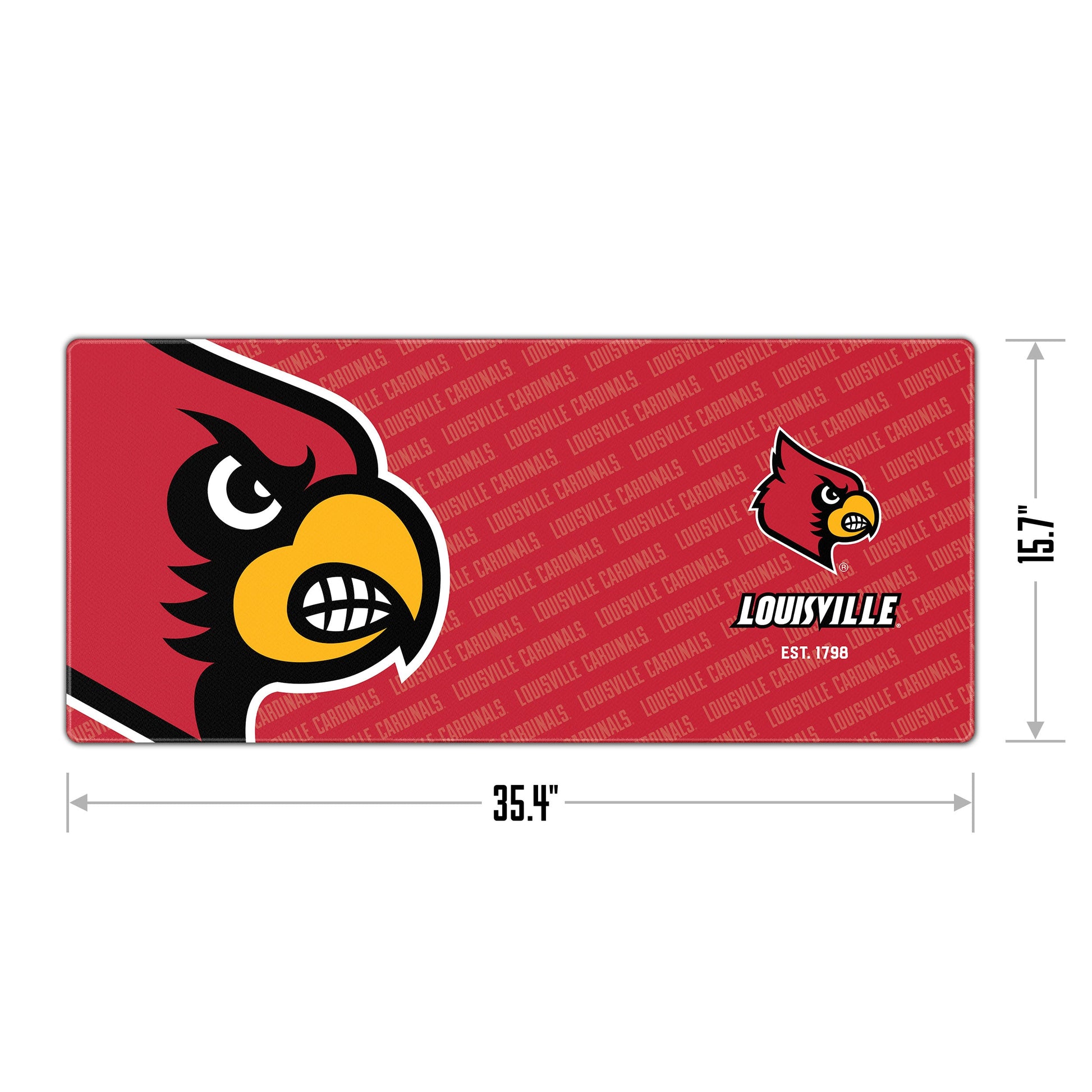 Louisville Cardinals Logo Series Desk Pad Alt 1