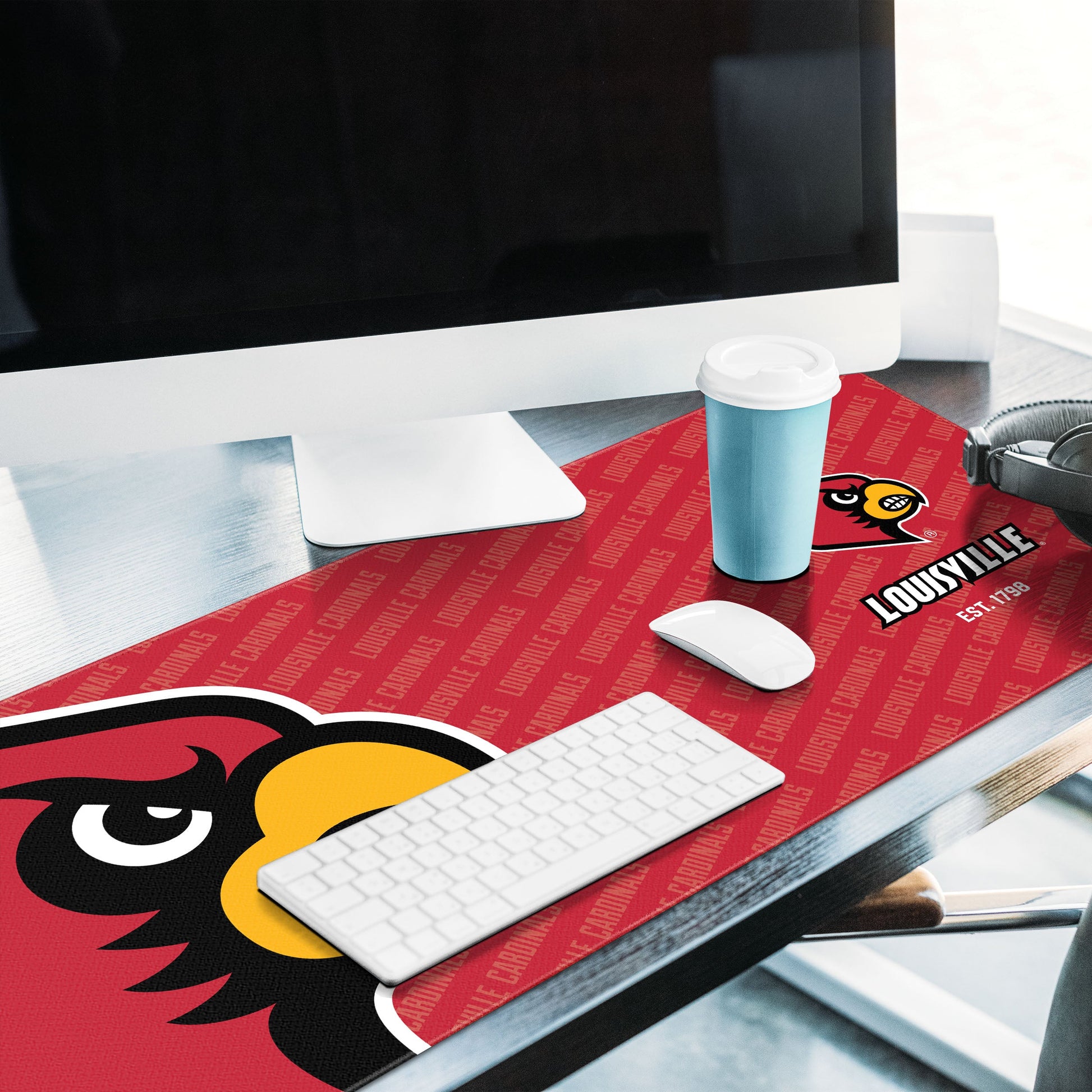 Louisville Cardinals Logo Series Desk Pad Alt 2
