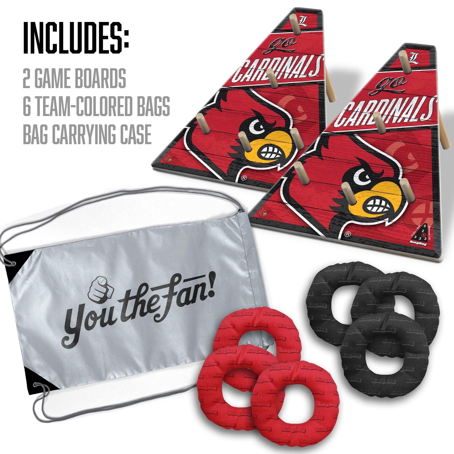 NCAA Louisville Cardinals Ringbag Outdoor Game