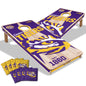 NCAA LSU Tigers 2' x 4' All-Wood Cornhole Set