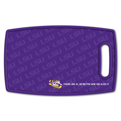 LSU Tigers Logo Series Cutting Board Alt 2