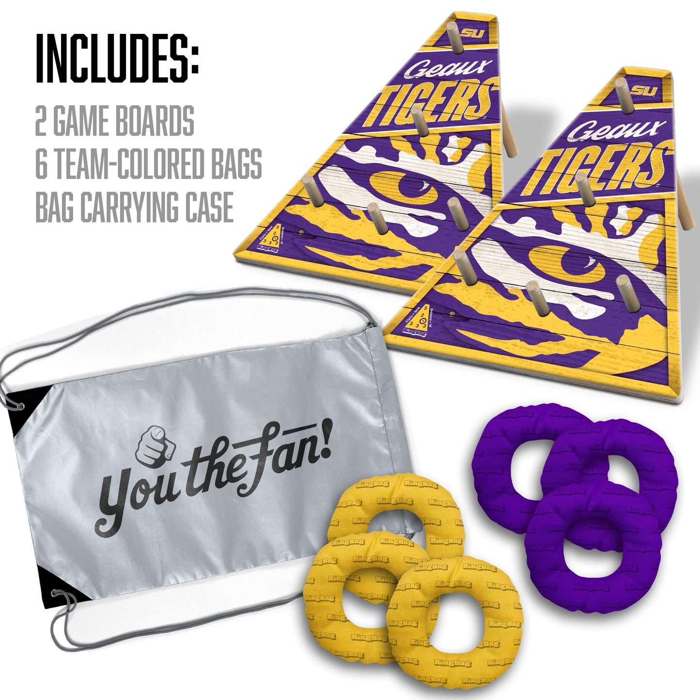 NCAA LSU Tigers Ringbag Outdoor Game