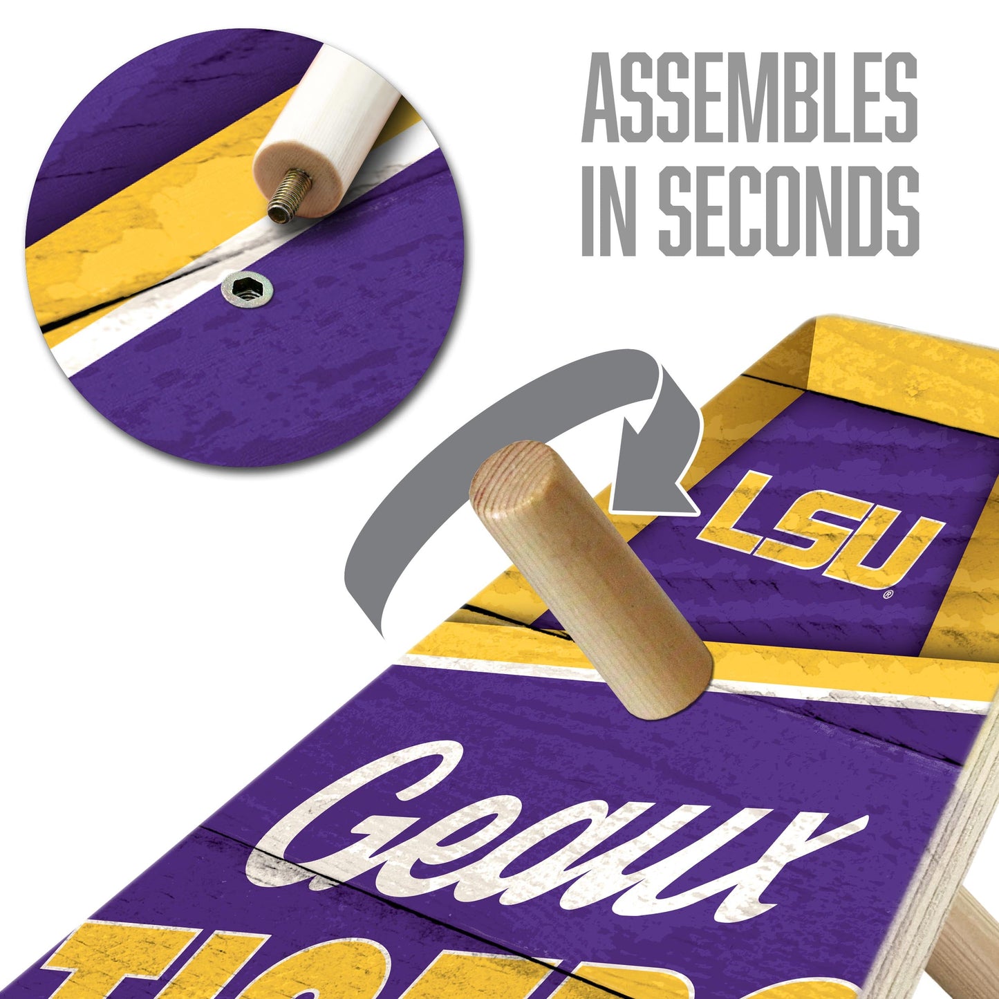 NCAA LSU Tigers Ringbag Outdoor Game