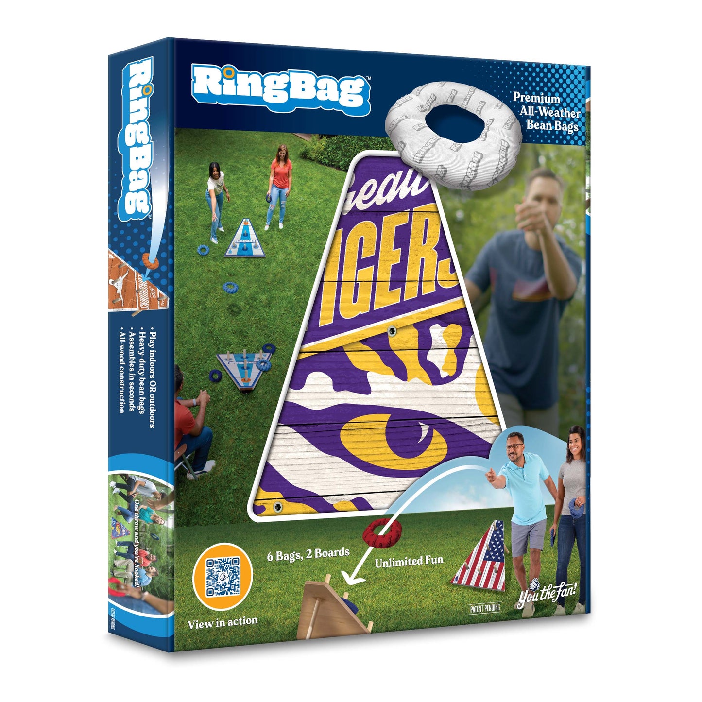 NCAA LSU Tigers Ringbag Outdoor Game