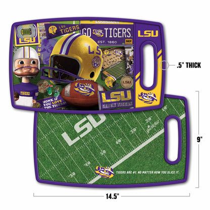 LSU Tigers Retro Series Cutting Board Alt 1