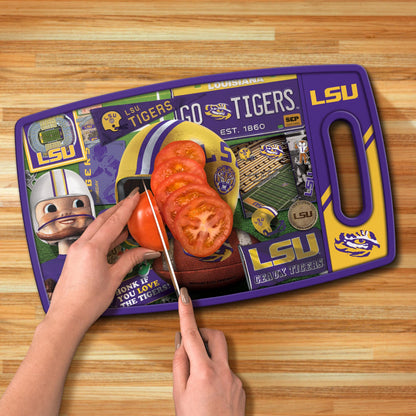 LSU Tigers Retro Series Cutting Board Alt 3