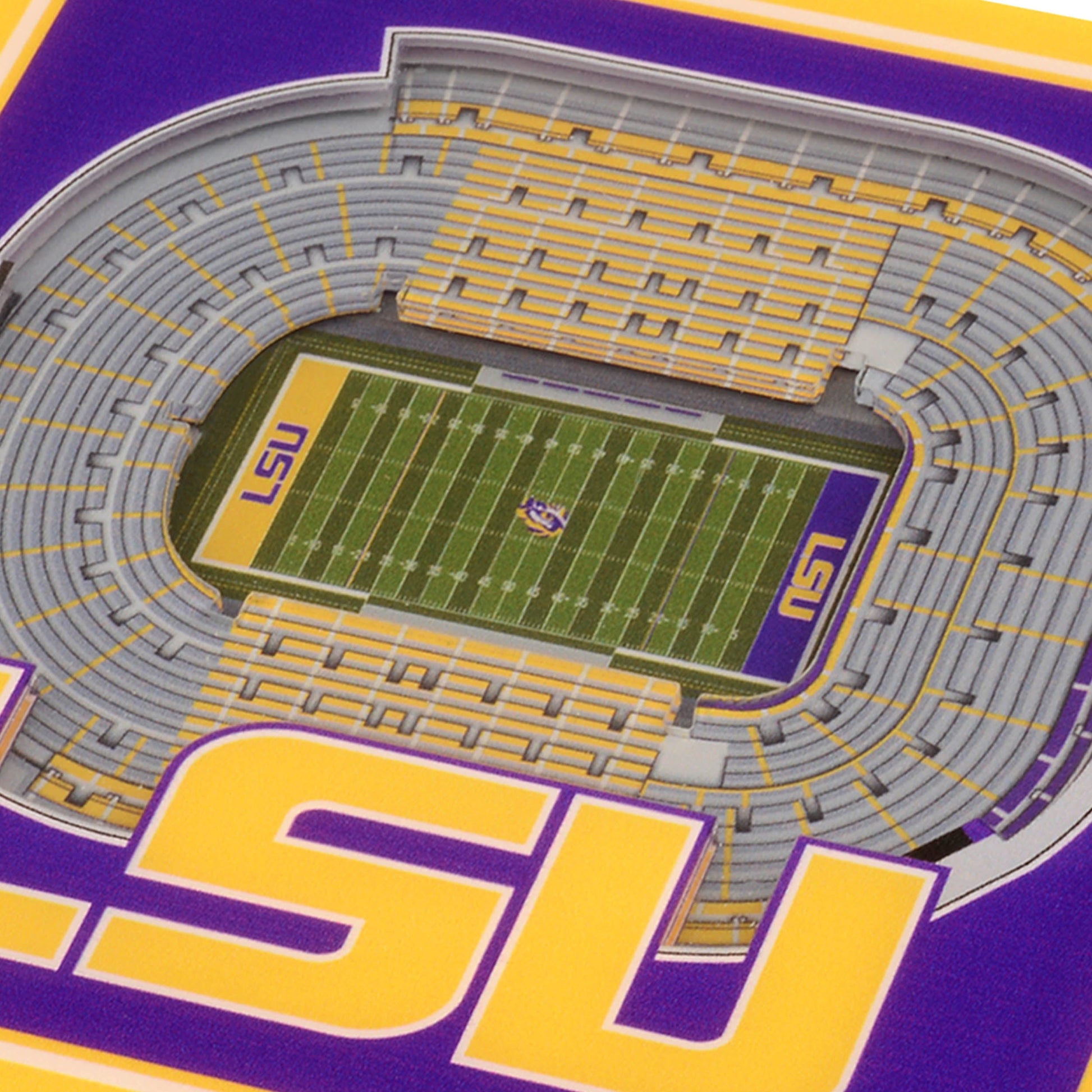 NCAA LSU Tigers StadiumView Cribbage