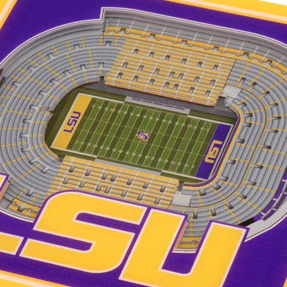 NCAA LSU Tigers StadiumView Cribbage