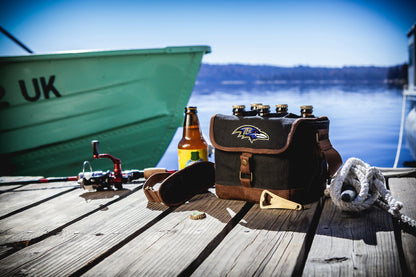 Baltimore Ravens - Beer Caddy Cooler Tote with Opener