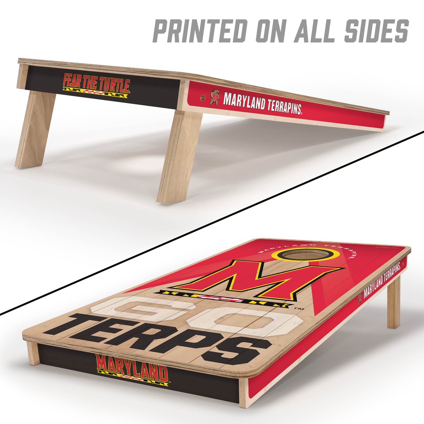NCAA Maryland Terrapins 2' x 4' Slogan Series Cornhole