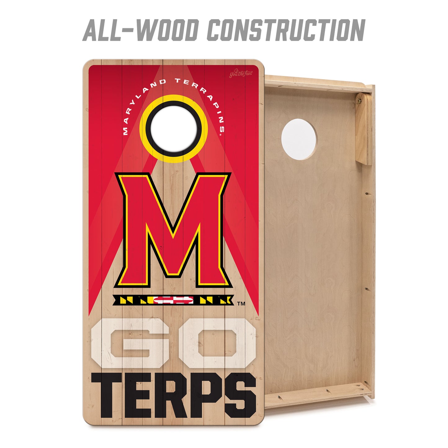 NCAA Maryland Terrapins 2' x 4' Slogan Series Cornhole