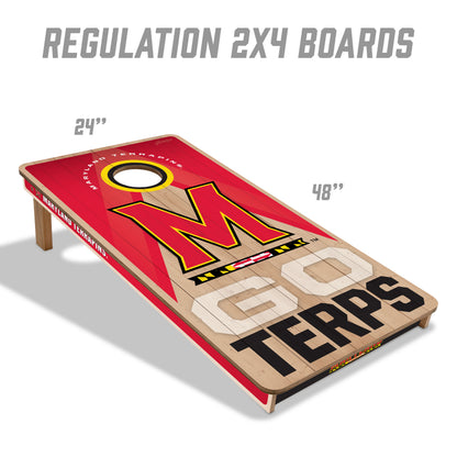 NCAA Maryland Terrapins 2' x 4' Slogan Series Cornhole