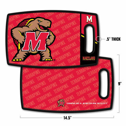 Maryland Terrapins Logo Series Cutting Board Alt 1