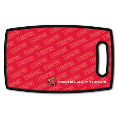 Maryland Terrapins Logo Series Cutting Board Alt 2