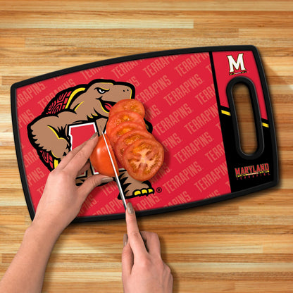 Maryland Terrapins Logo Series Cutting Board Alt 3