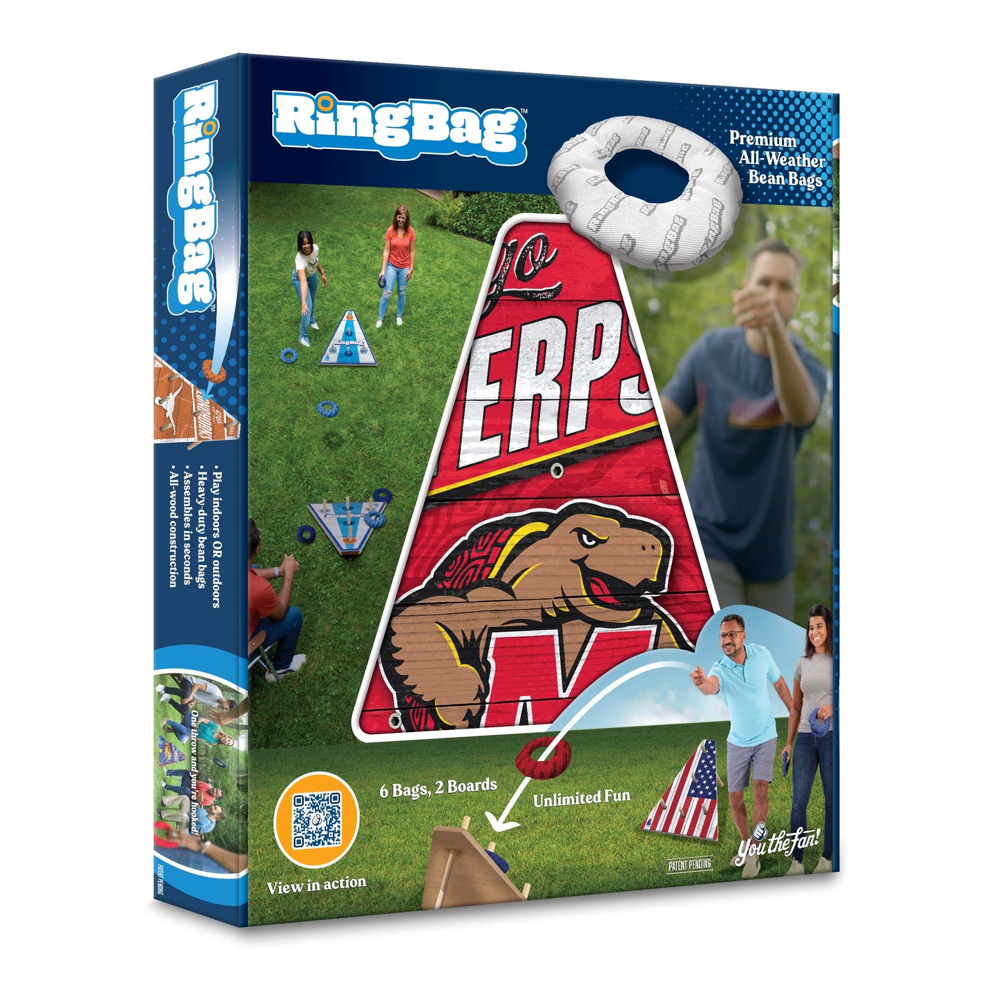 NCAA Maryland Terrapins Ringbag Outdoor Game