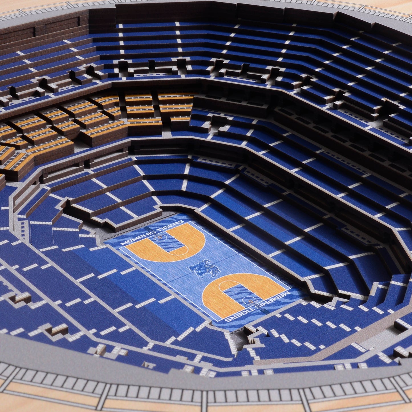 NCAA Memphis Tigers 25-Layer StadiumView Wallart