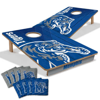 NCAA Memphis Tigers 2' X 3' All-Wood Cornhole Set-main