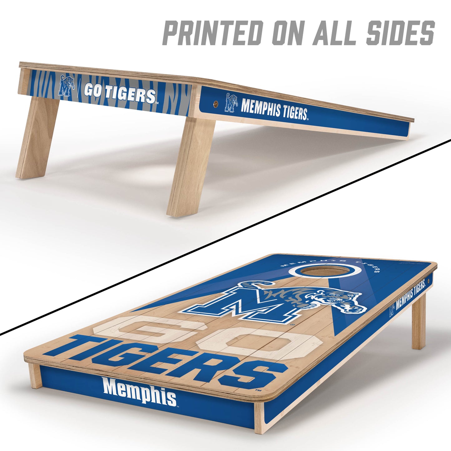 NCAA Memphis Tigers 2' x 4' Slogan Series Cornhole