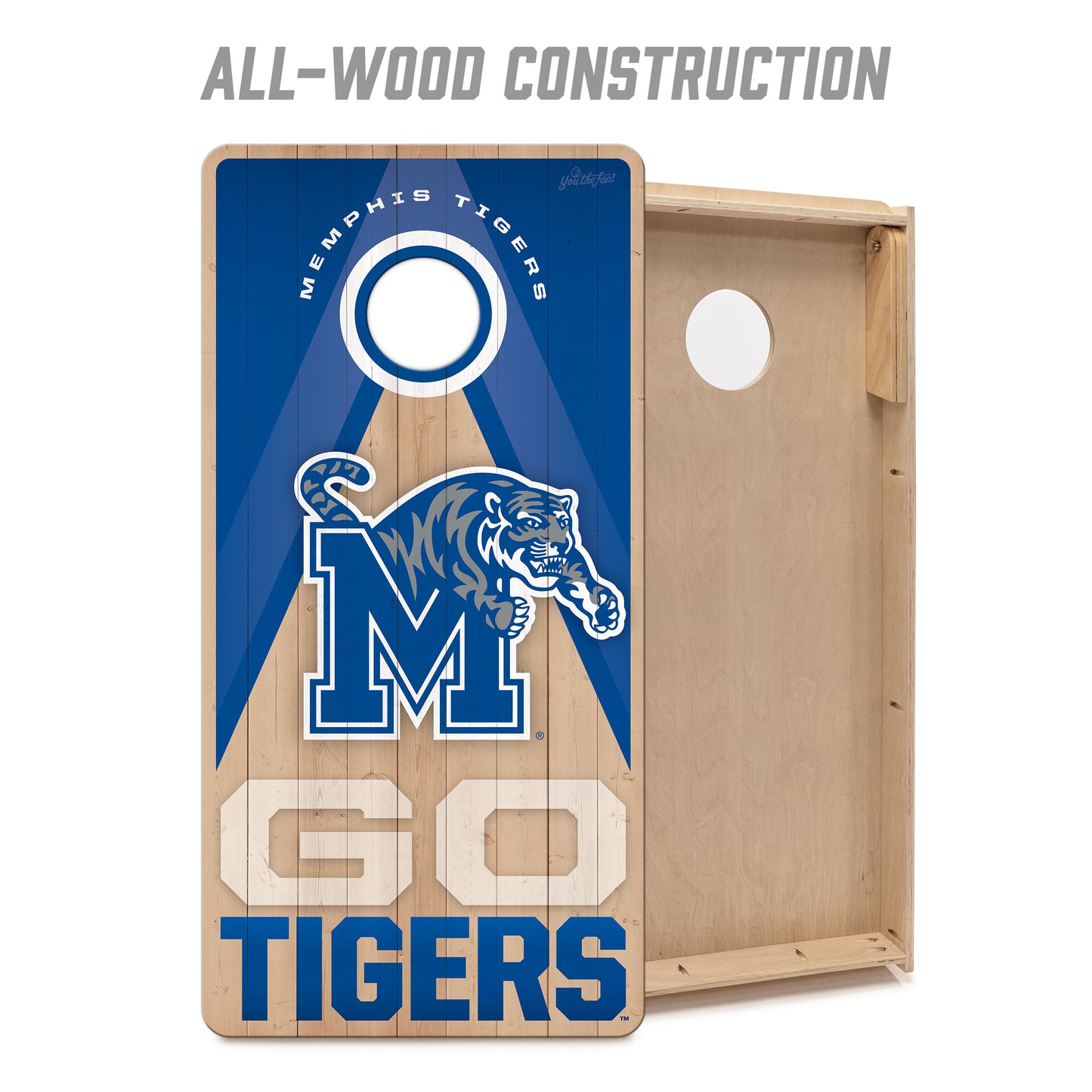 NCAA Memphis Tigers 2' x 4' Slogan Series Cornhole
