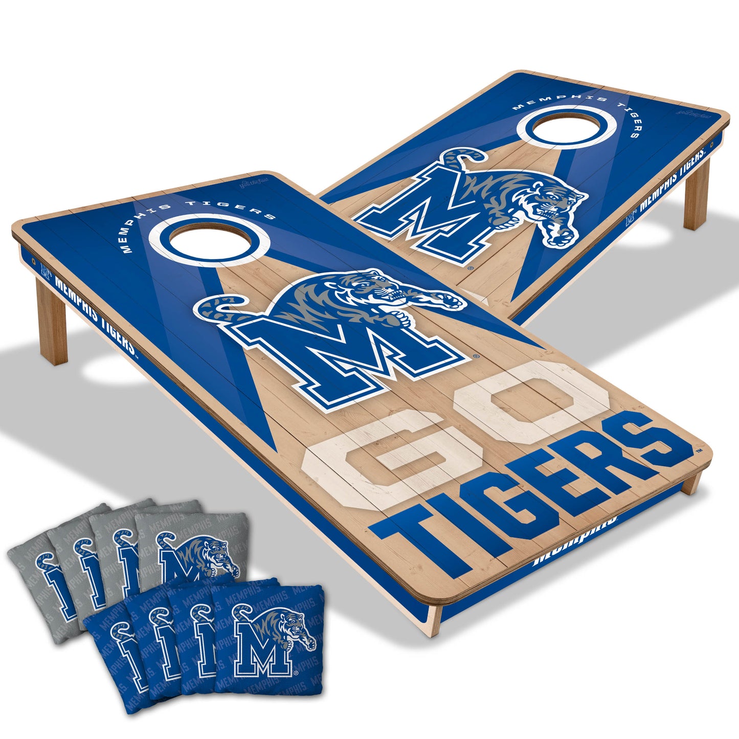 NCAA Memphis Tigers 2' x 4' Slogan Series Cornhole