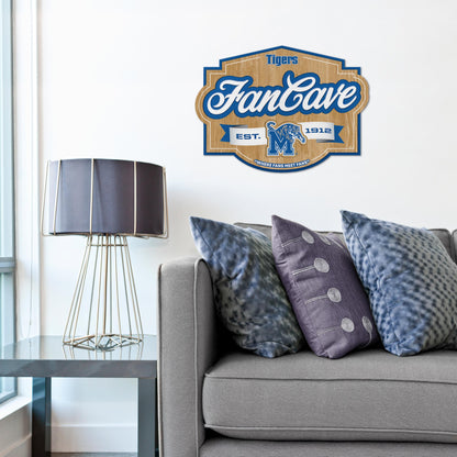 Memphis Tigers Fan Cave Sign Alt 1