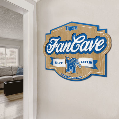 Memphis Tigers Fan Cave Sign Alt 2