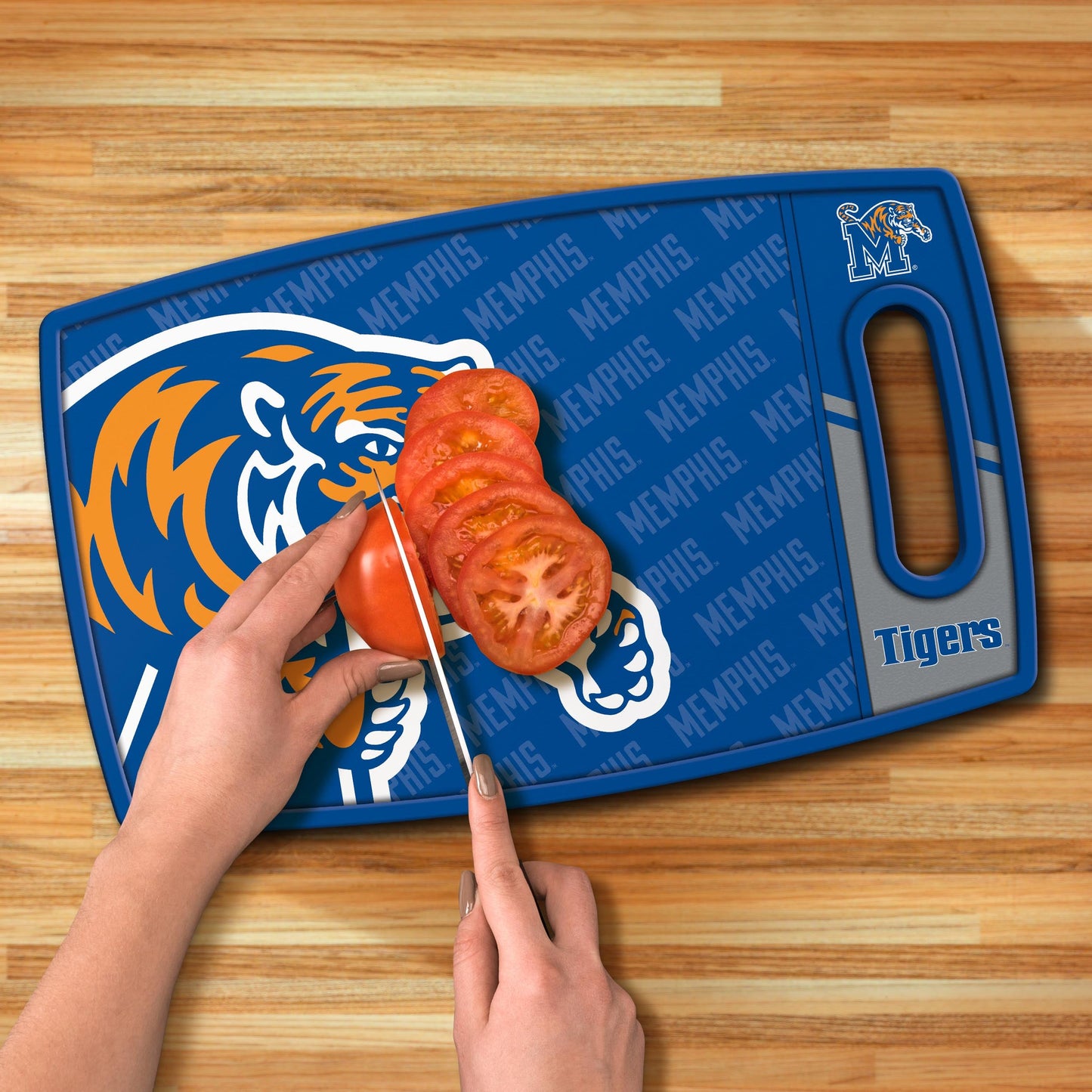 Memphis Tigers Logo Series Cutting Board Alt 3