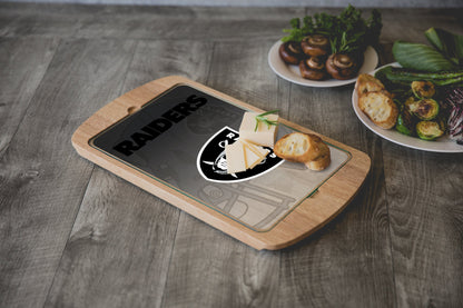 Las Vegas Raiders - Billboard Glass Top Serving Tray