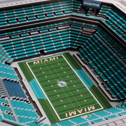 NFL Miami Dolphins 25-Layer StadiumView Wallart