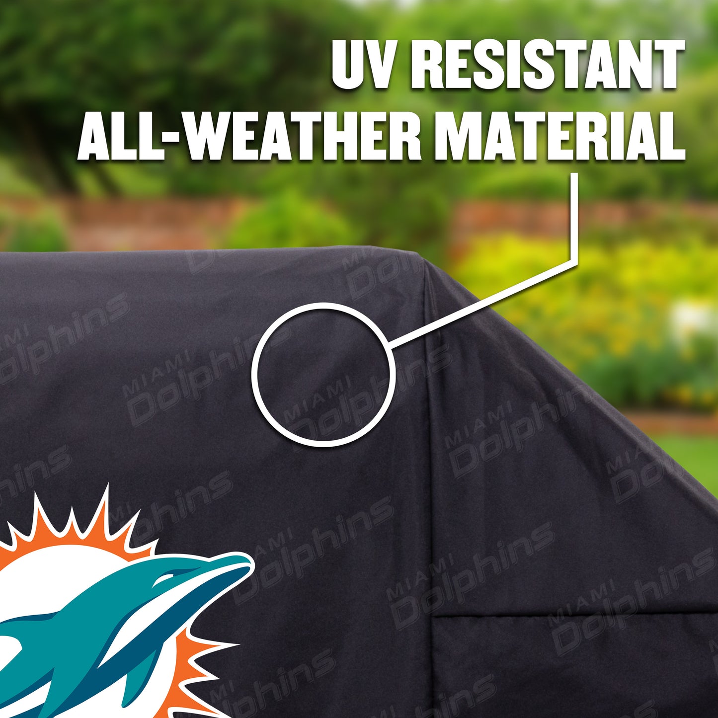 NFL Miami Dolphins Heavy Duty Grill Cover