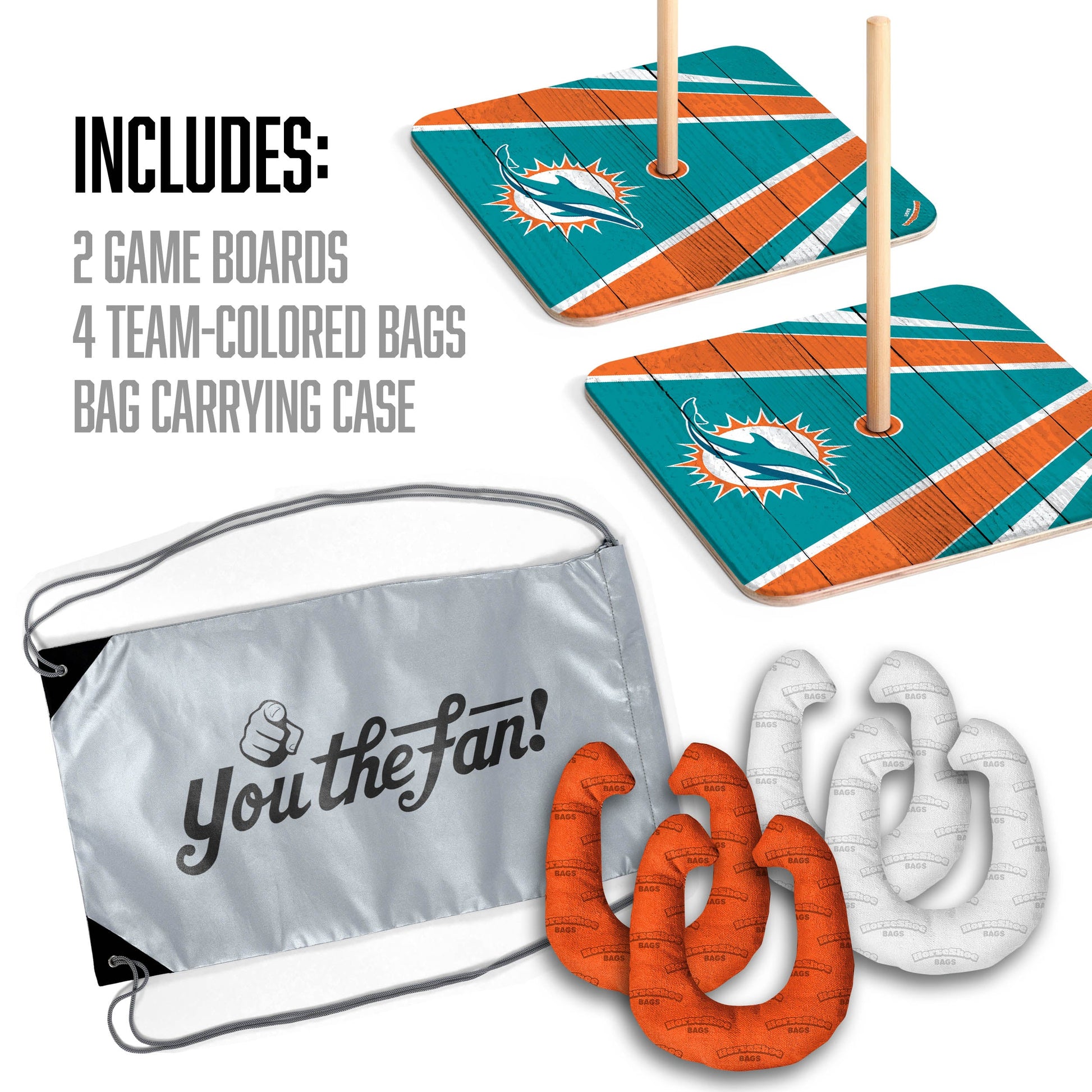 NFL Miami Dolphins Horseshoe Bag Game