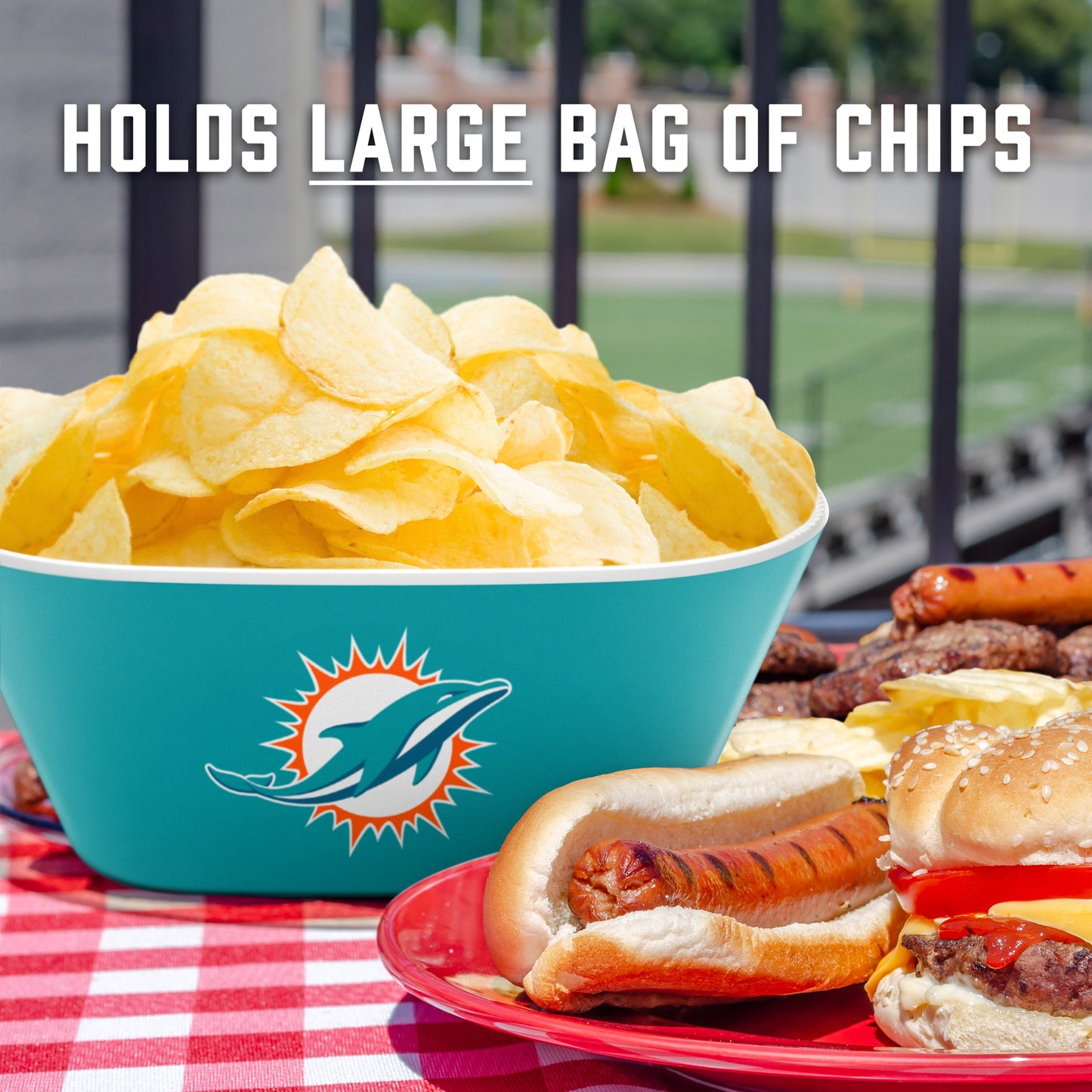 Miami Dolphins Large Party Bowl Alt 4