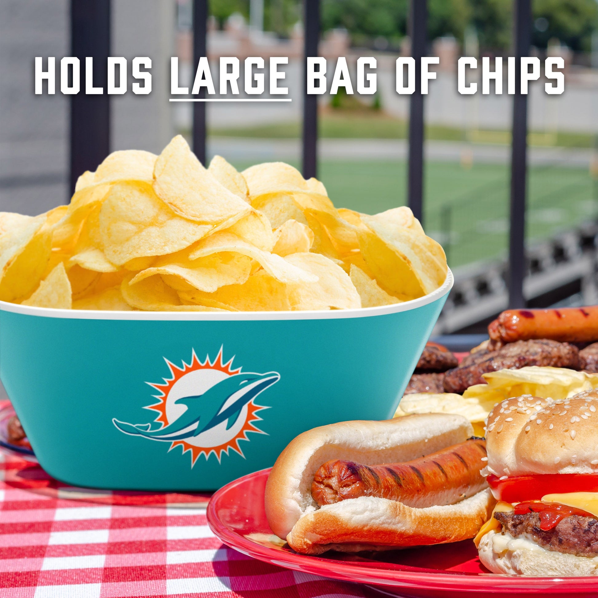 Miami Dolphins Large Party Bowl Alt 4