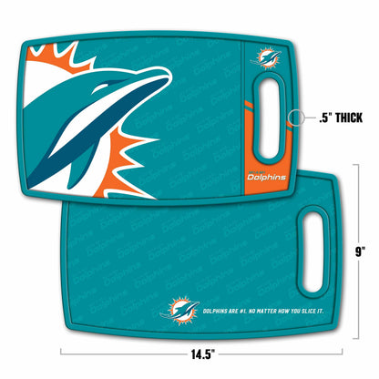 Miami Dolphins Logo Series Cutting Board Alt 1
