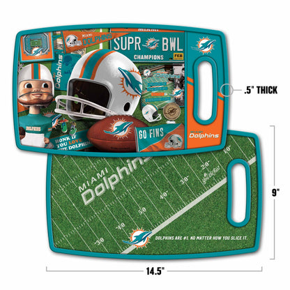 Miami Dolphins Retro Series Cutting Board Alt 1