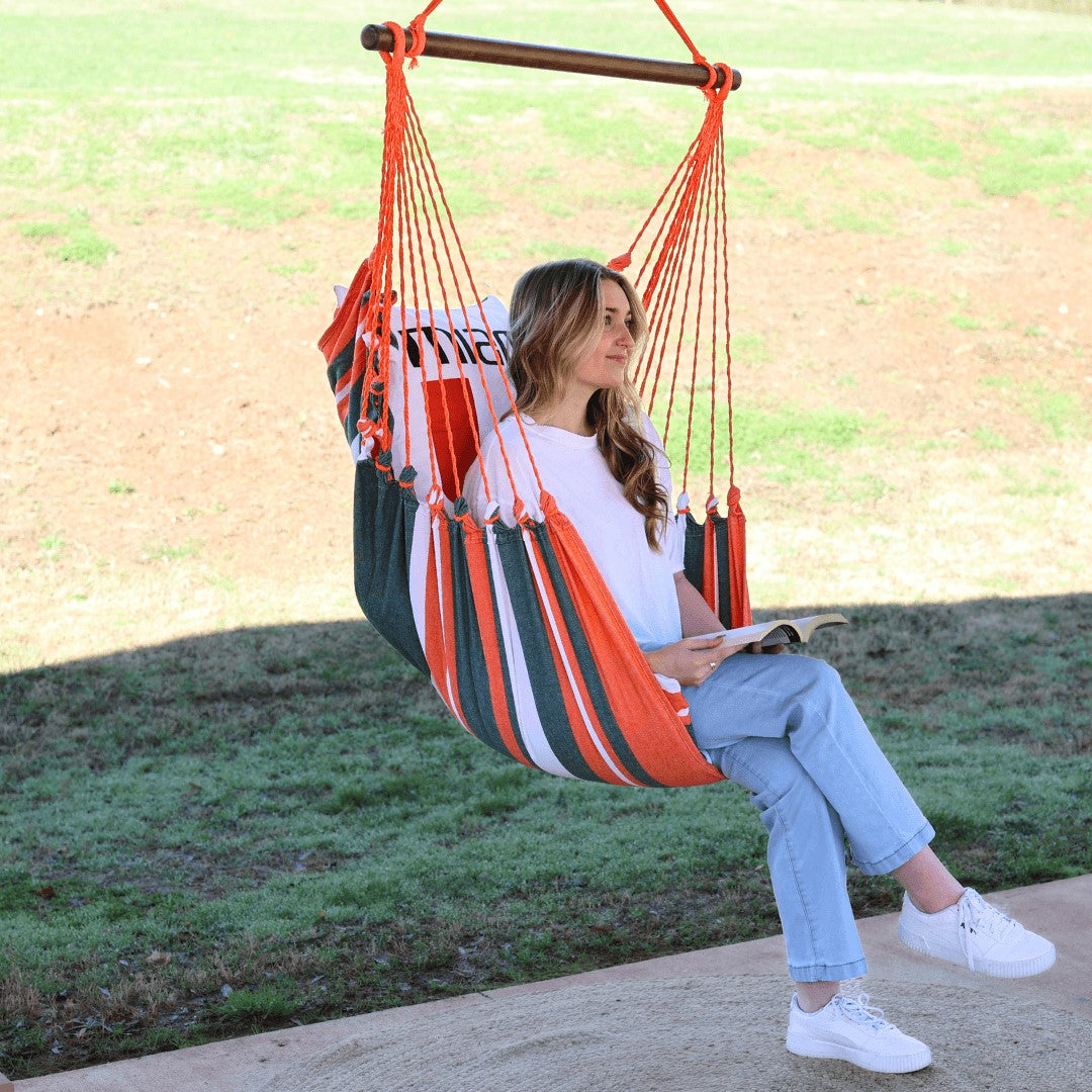 Miami Hurricanes Logo Hammock Chair