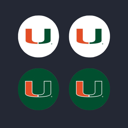 Miami Hurricanes Thumbgripz | Pack of 2 Pairs