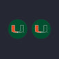 Miami Hurricanes Thumbgripz | Pack of 2 Pairs