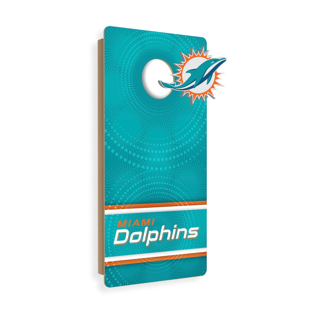 NFL Wall Art thats also Corn Hole - Miami Dolphins