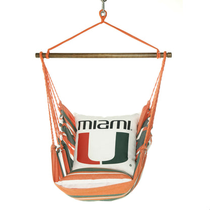 Miami Hurricanes Logo Hammock Chair