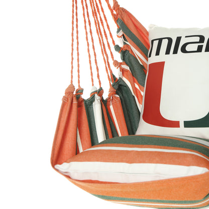 Miami Hurricanes Logo Hammock Chair
