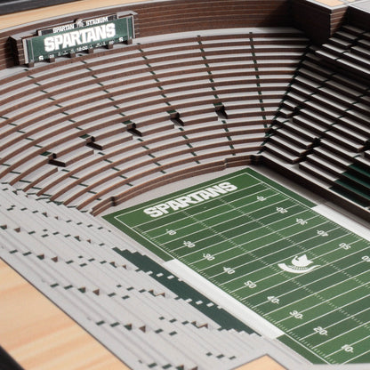 NCAA Michigan State Spartans 25-Layer StadiumView Wallart