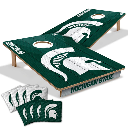 NCAA Michigan State Spartans 2' X 3' All-Wood Cornhole Set
