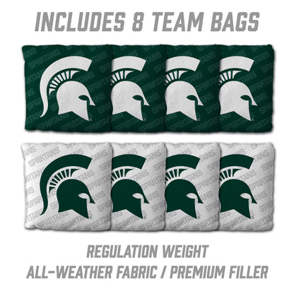 NCAA Michigan State Spartans 2' x 4' All-Wood Cornhole Set