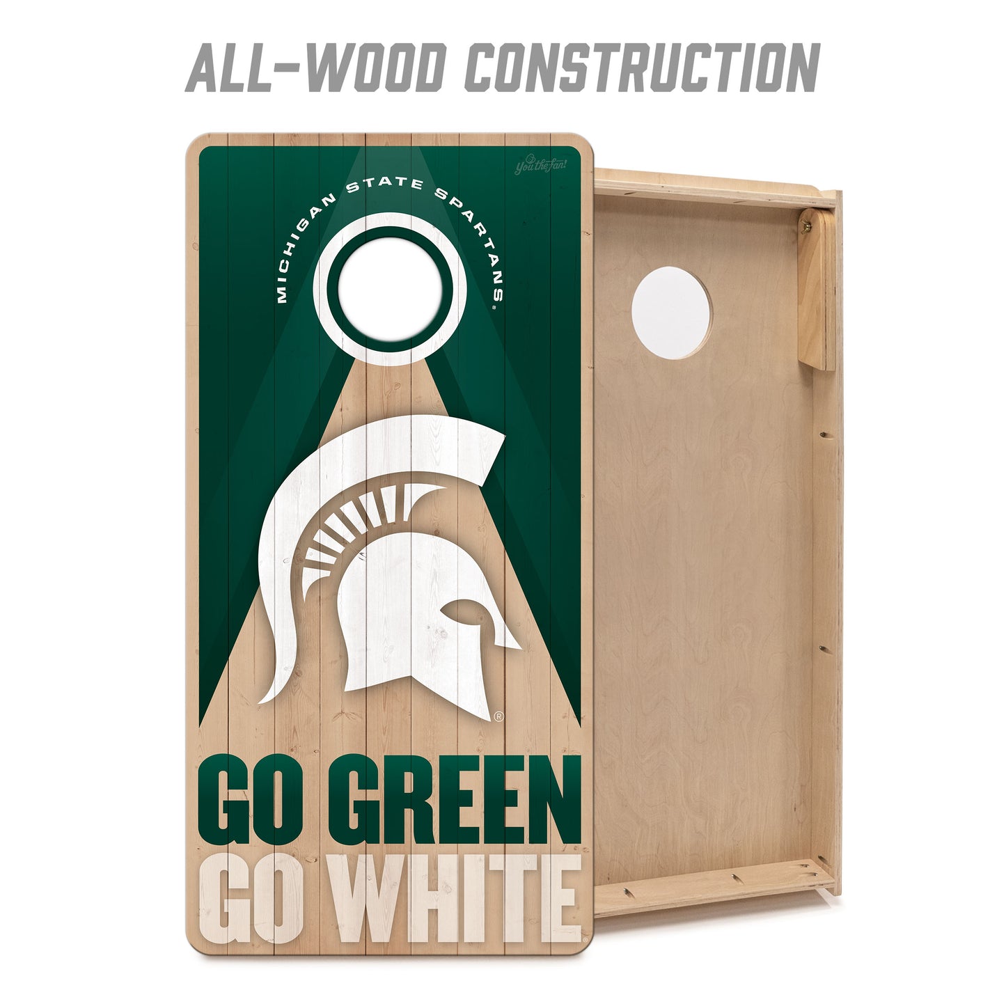 NCAA Michigan State Spartans 2' x 4' Slogan Series Cornhole