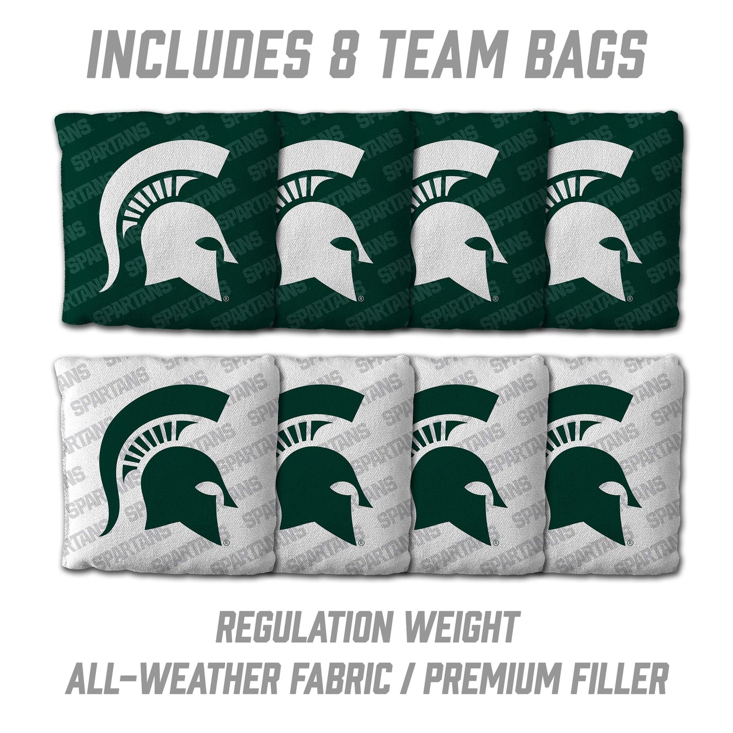 NCAA Michigan State Spartans 2' x 4' Slogan Series Cornhole