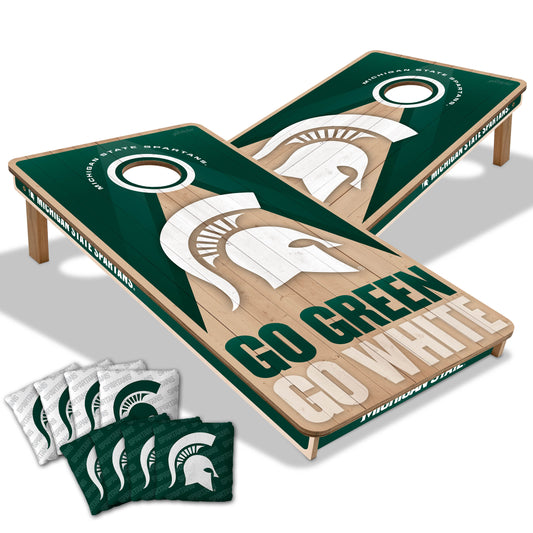 NCAA Michigan State Spartans 2' x 4' Slogan Series Cornhole